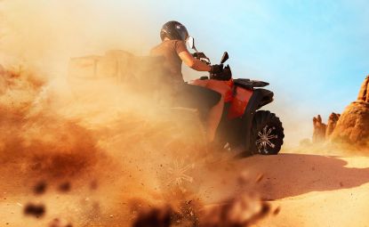 Immagine di MOTORATA O QUAD NEL DESERTO